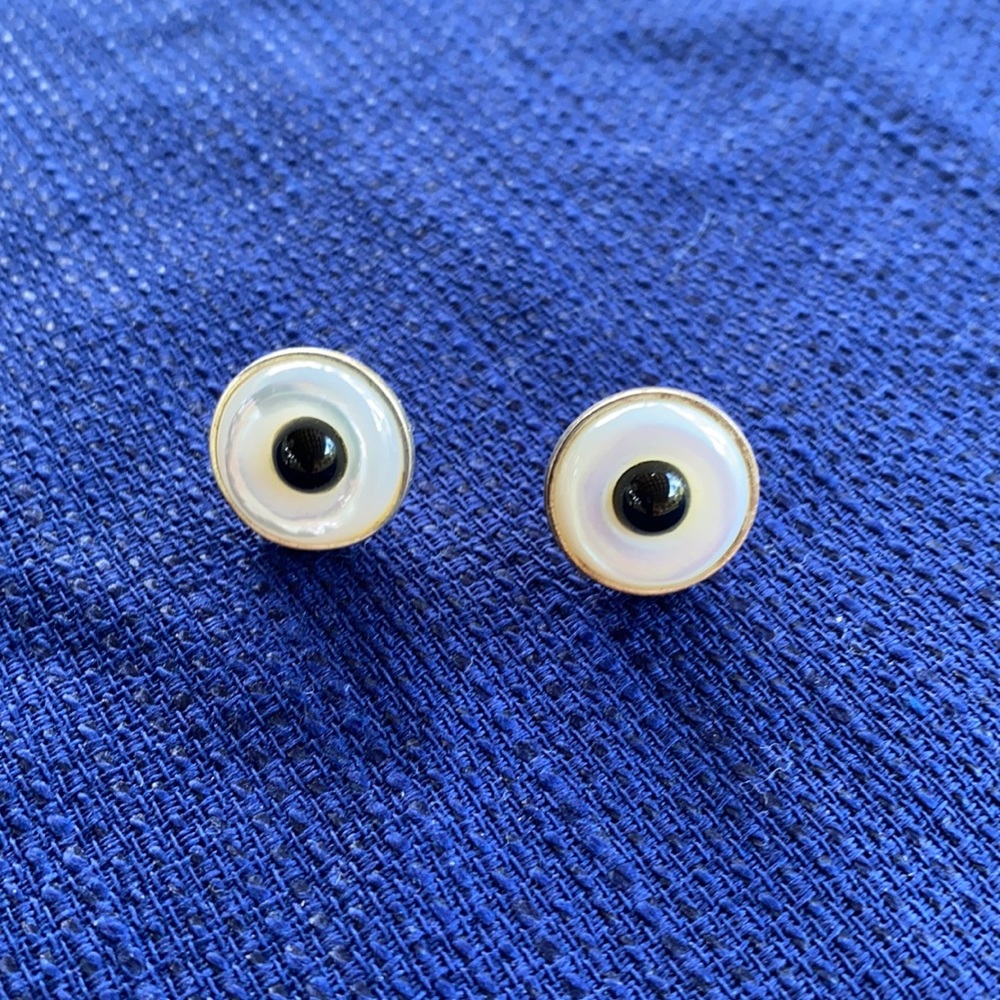 Black & White Post Earrings